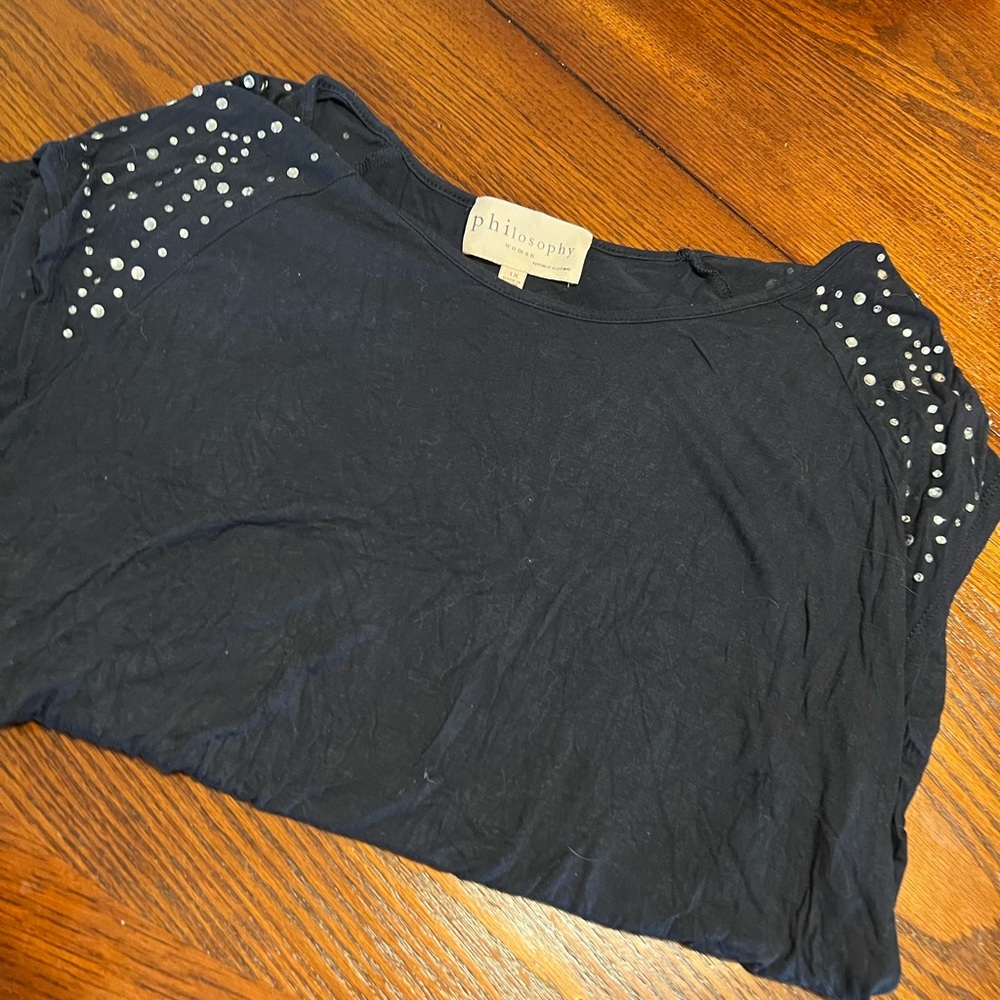 Blue with detail Philosophy shirt